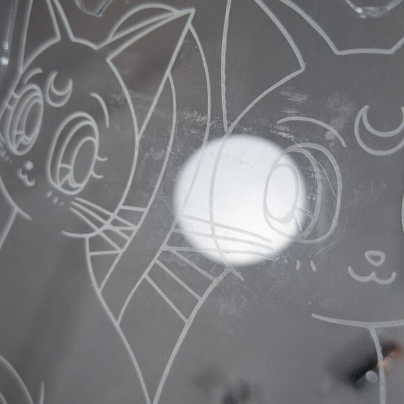 Sailor Moon Cat Etched LED Lamp Light Naoka Takeuchi Toei Just Funky Luna - Picture 13 of 16